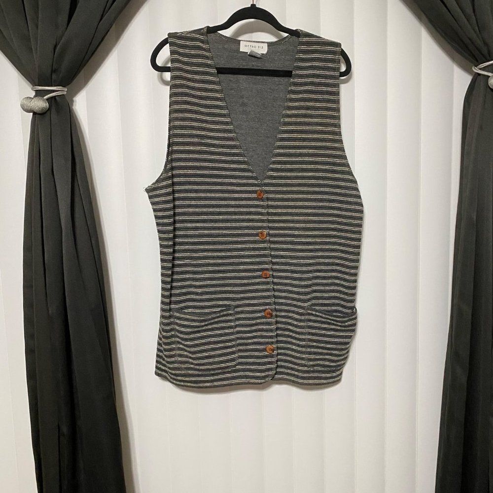 Metro 212 black/gray vest